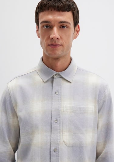  Mavi Kareli Mavi Gömlek Regular Fit / Normal Kesim 0211637-90847