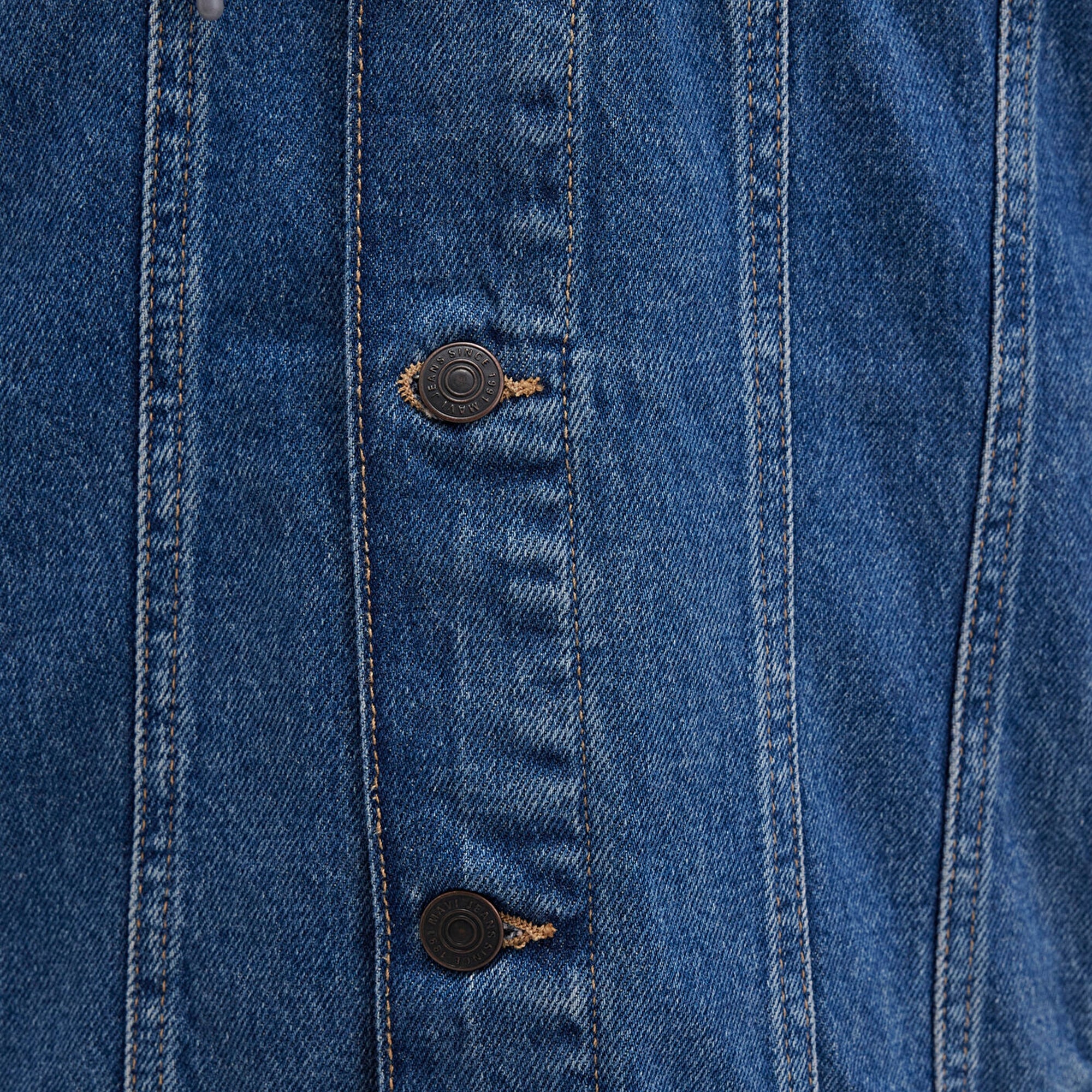 Mavi Lenny 90lar Vintage Indigo Mavi Jean Ceket 0112735-90399
