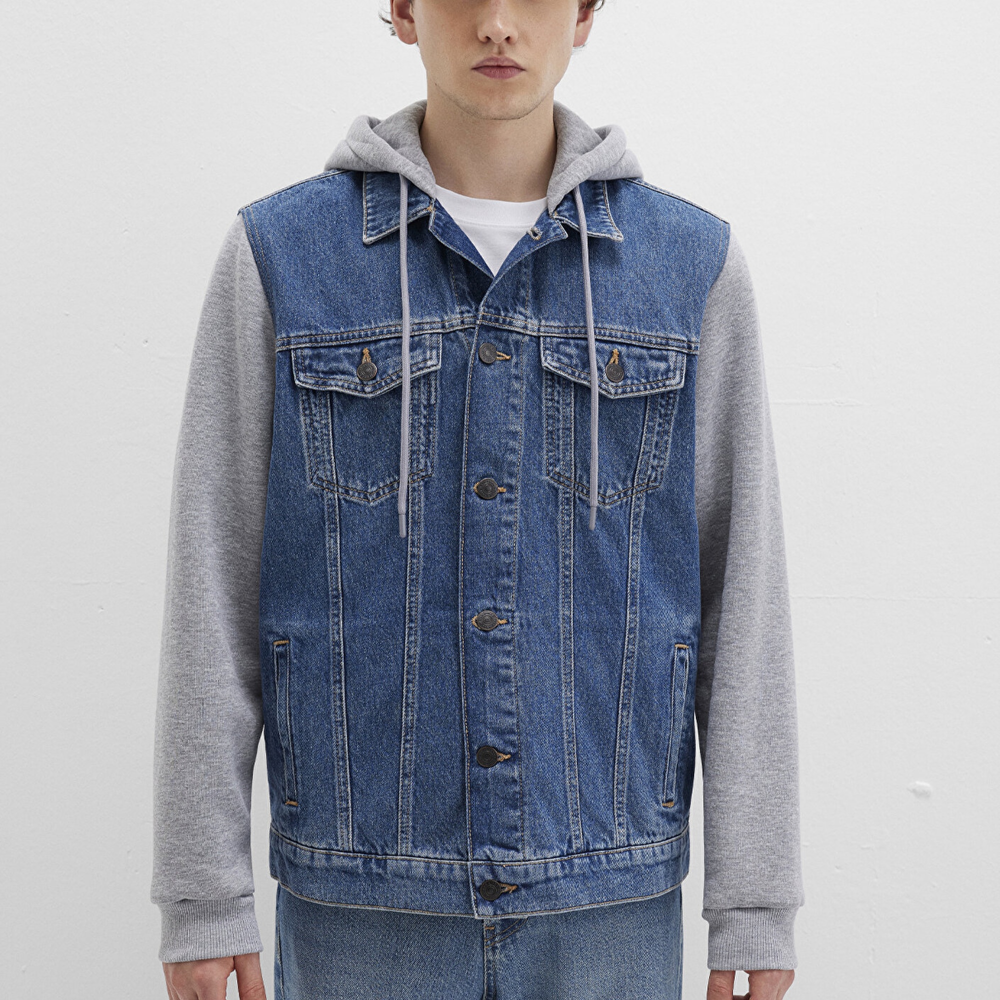 Mavi Lenny 90lar Vintage Indigo Mavi Jean Ceket 0112735-90399