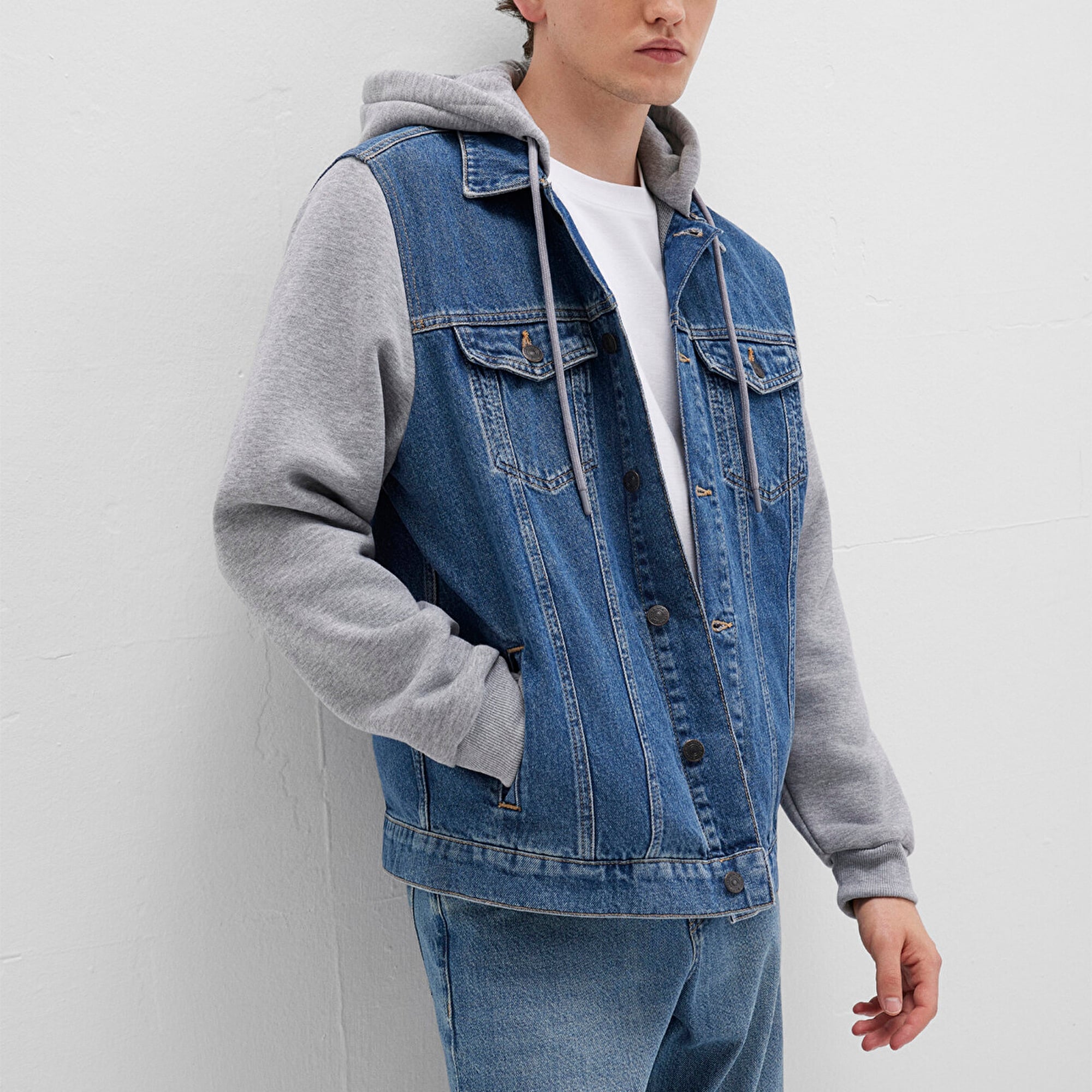 Mavi Lenny 90lar Vintage Indigo Mavi Jean Ceket 0112735-90399