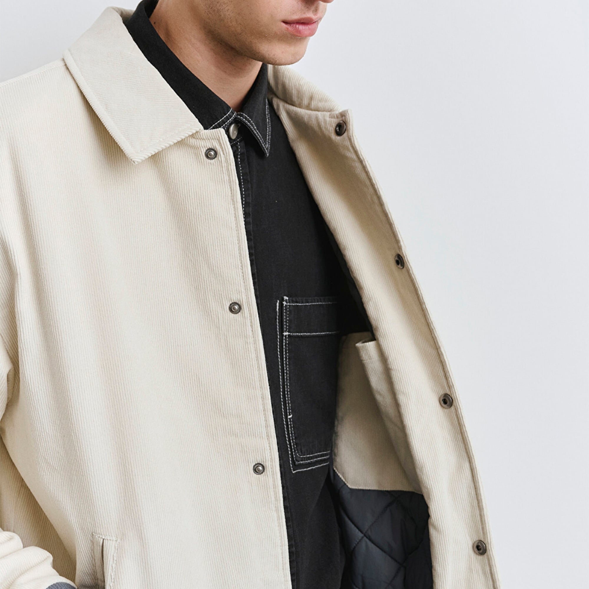 Mavi Mavi Jeans Baskılı Ekru Kolej Ceket 0110722-86411