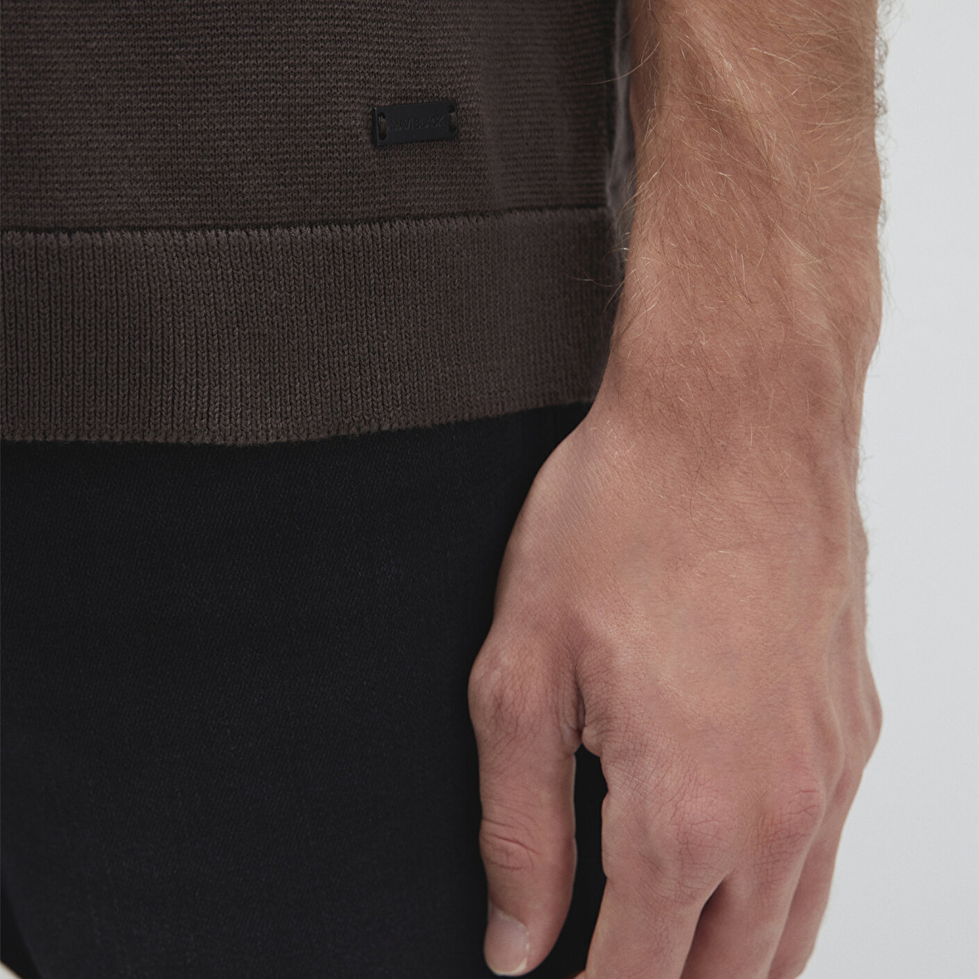 Mavi Kısa Kollu Kahverengi Triko Tişört Regular Fit / Normal Kesim 0710312-70219