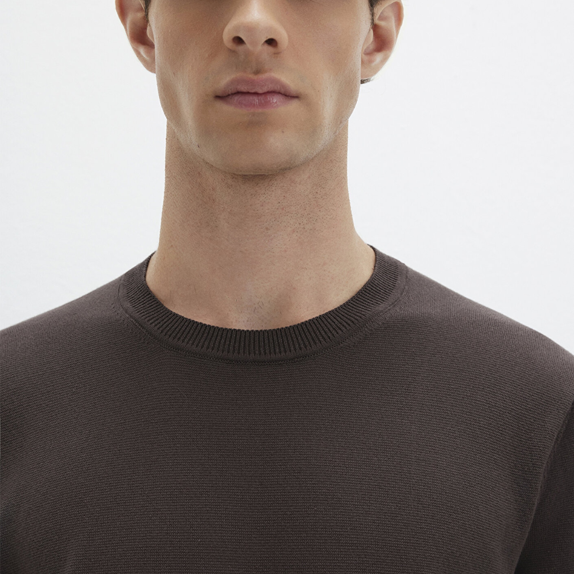 Mavi Kısa Kollu Kahverengi Triko Tişört Regular Fit / Normal Kesim 0710312-70219