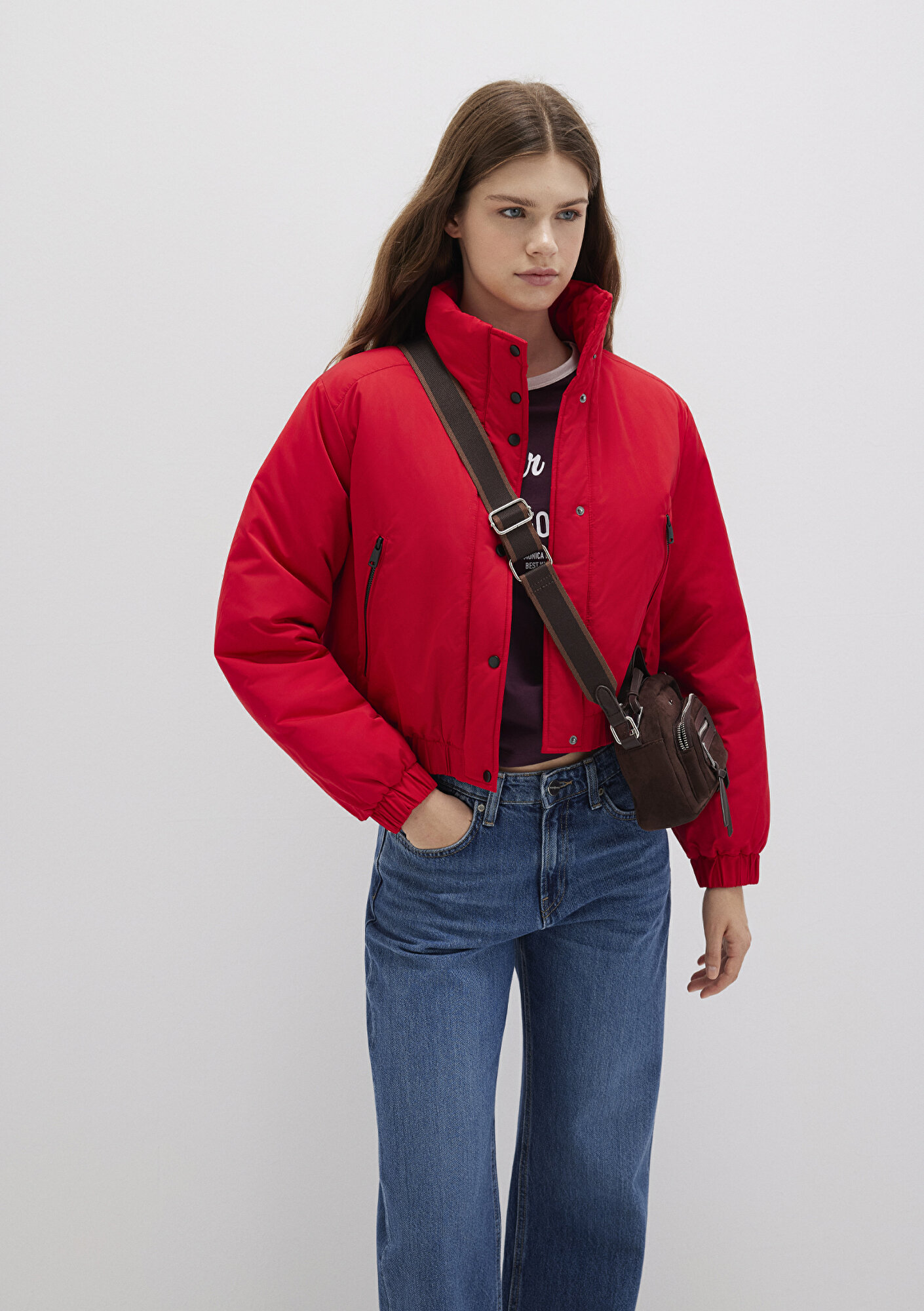  Mavi Kırmızı Ceket 1110269-90367