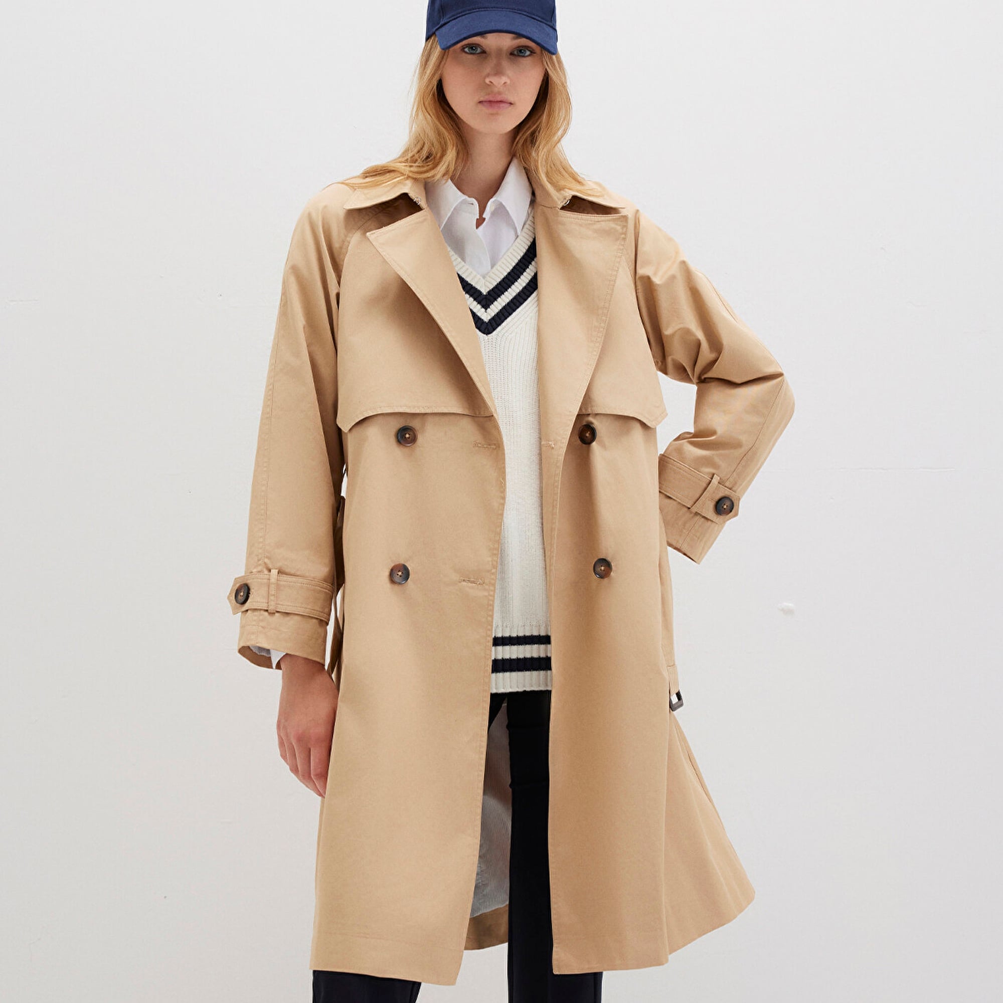 Mavi Bej Trençkot 110703-82323