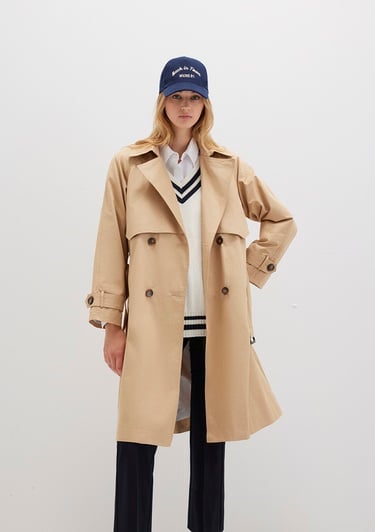  Mavi Bej Trençkot 110703-82323