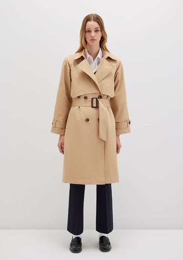  Mavi Bej Trençkot 110703-82323