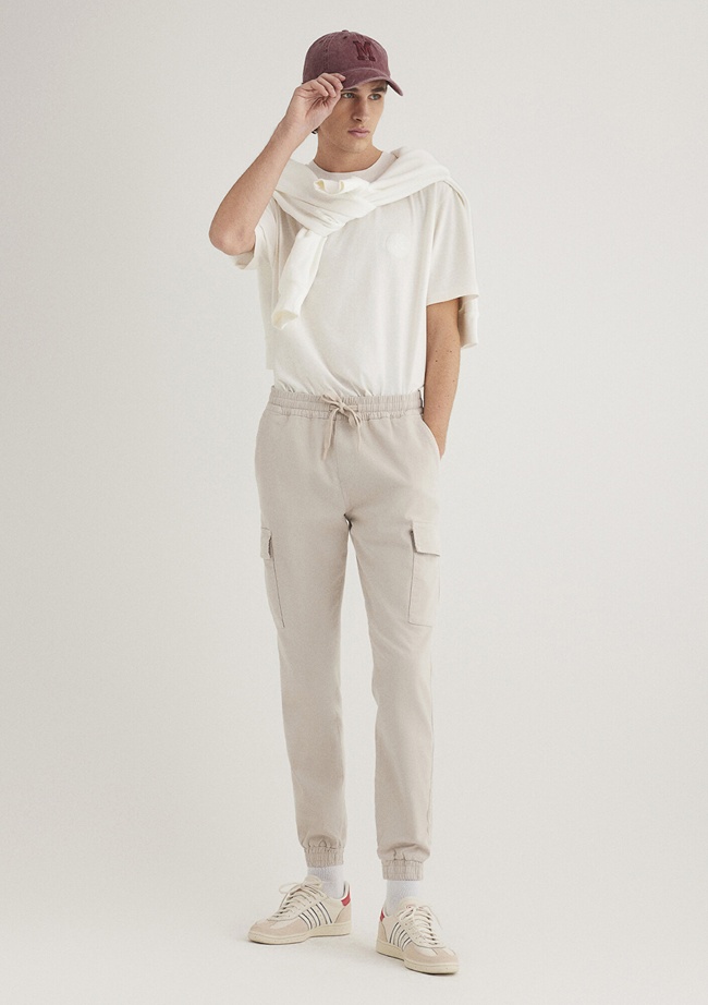  Mavi Bej Kargo Pantolon 000125-70144