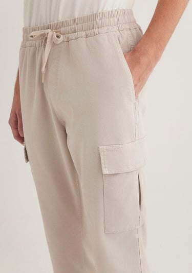  Mavi Bej Kargo Pantolon 000125-70144