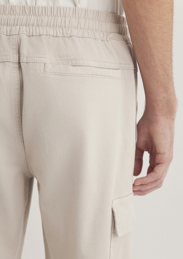  Mavi Bej Kargo Pantolon 000125-70144