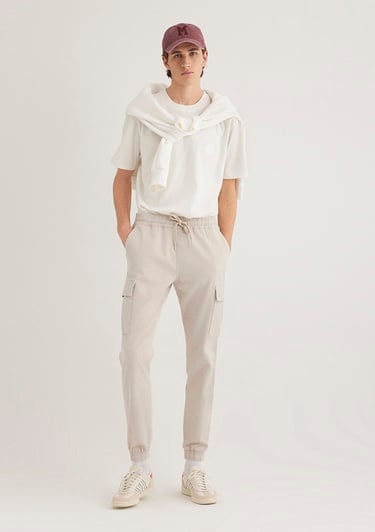  Mavi Bej Kargo Pantolon 000125-70144