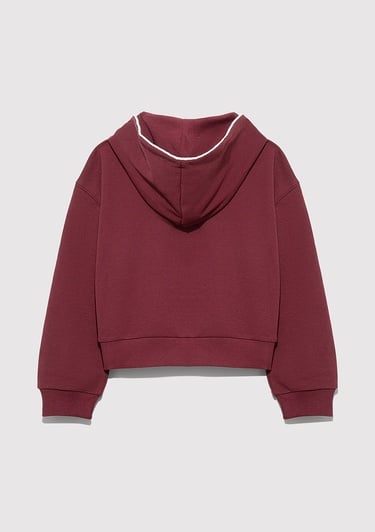  Mavi Mavi Jeans Baskılı Bordo Sweatshirt 7S10122-70393