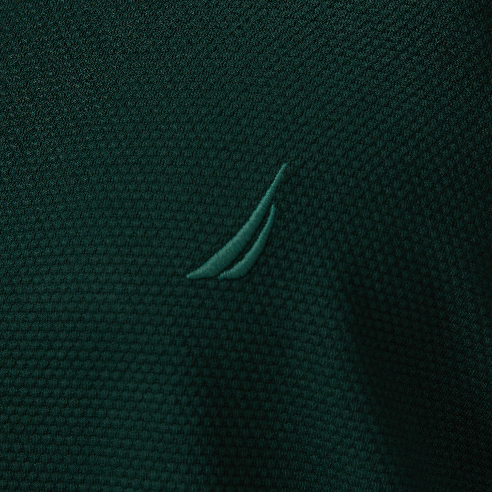 Nautica Erkek Yeşil Classic Fit Uzun Kollu Polo Yaka T-Shirt