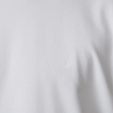  Nautica Erkek Beyaz Classic Fit T-Shirt