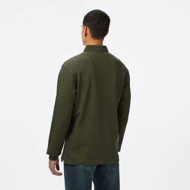  Nautica Erkek Yeşil Classic Fit Uzun Kollu Polo Yaka T-Shirt