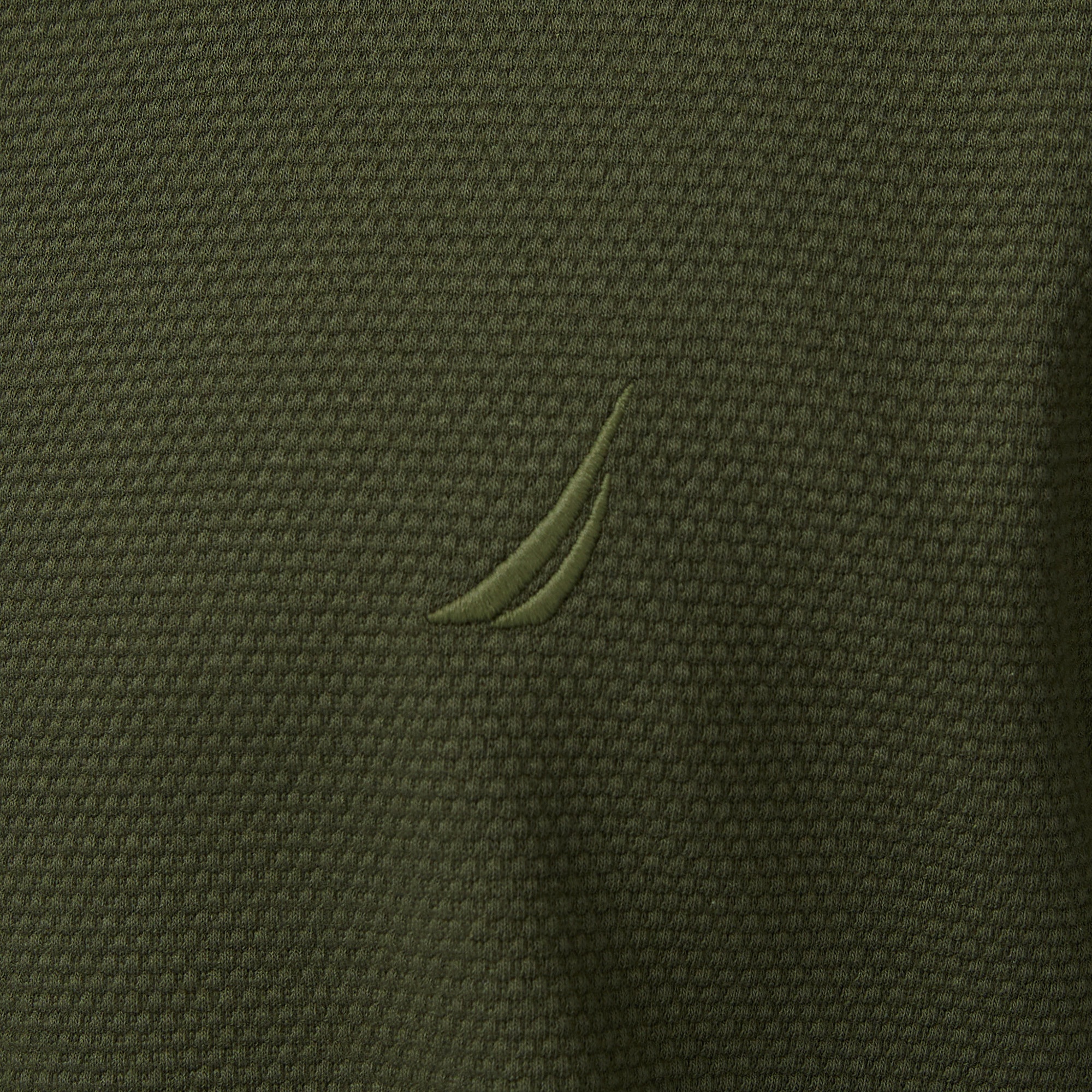 Nautica Erkek Yeşil Classic Fit Uzun Kollu Polo Yaka T-Shirt