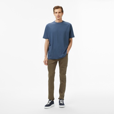  Nautica Erkek Mavi Regular Fit Çizgili T-Shirt