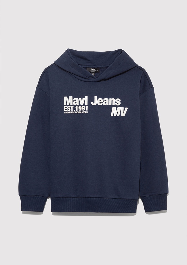  Mavi Lacivert Sweatshirt 6S10141-82318