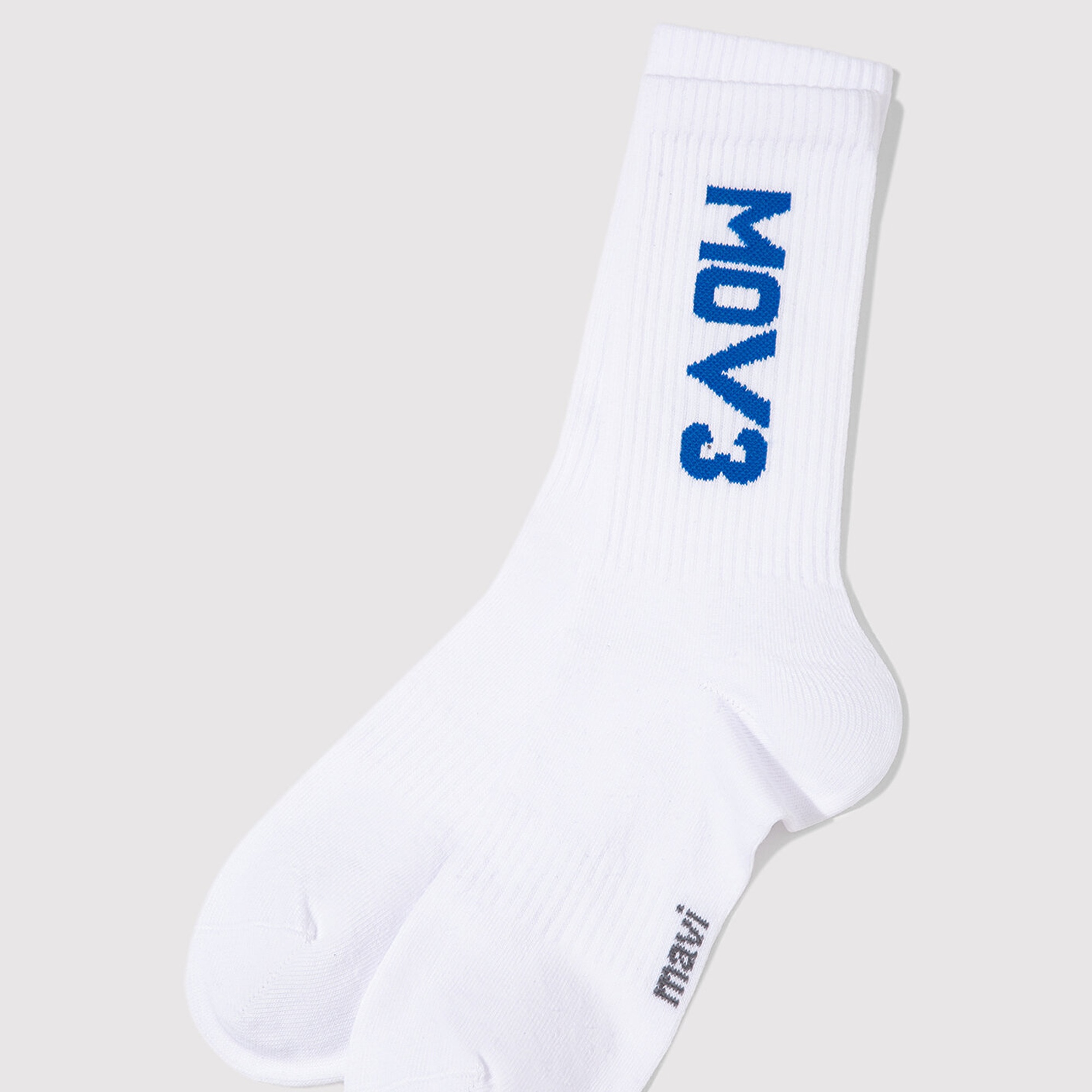 Mavi MOV3 Beyaz Soket Çorap 0911969-620