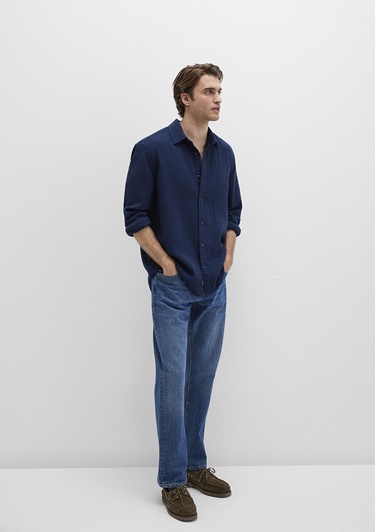  Mavi Lacivert Gömlek Regular Fit / Normal Kesim 0211518-80872