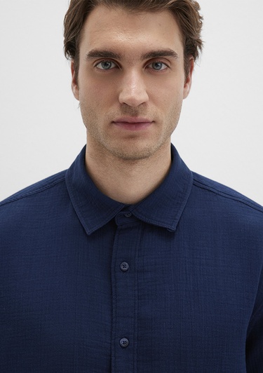  Mavi Lacivert Gömlek Regular Fit / Normal Kesim 0211518-80872