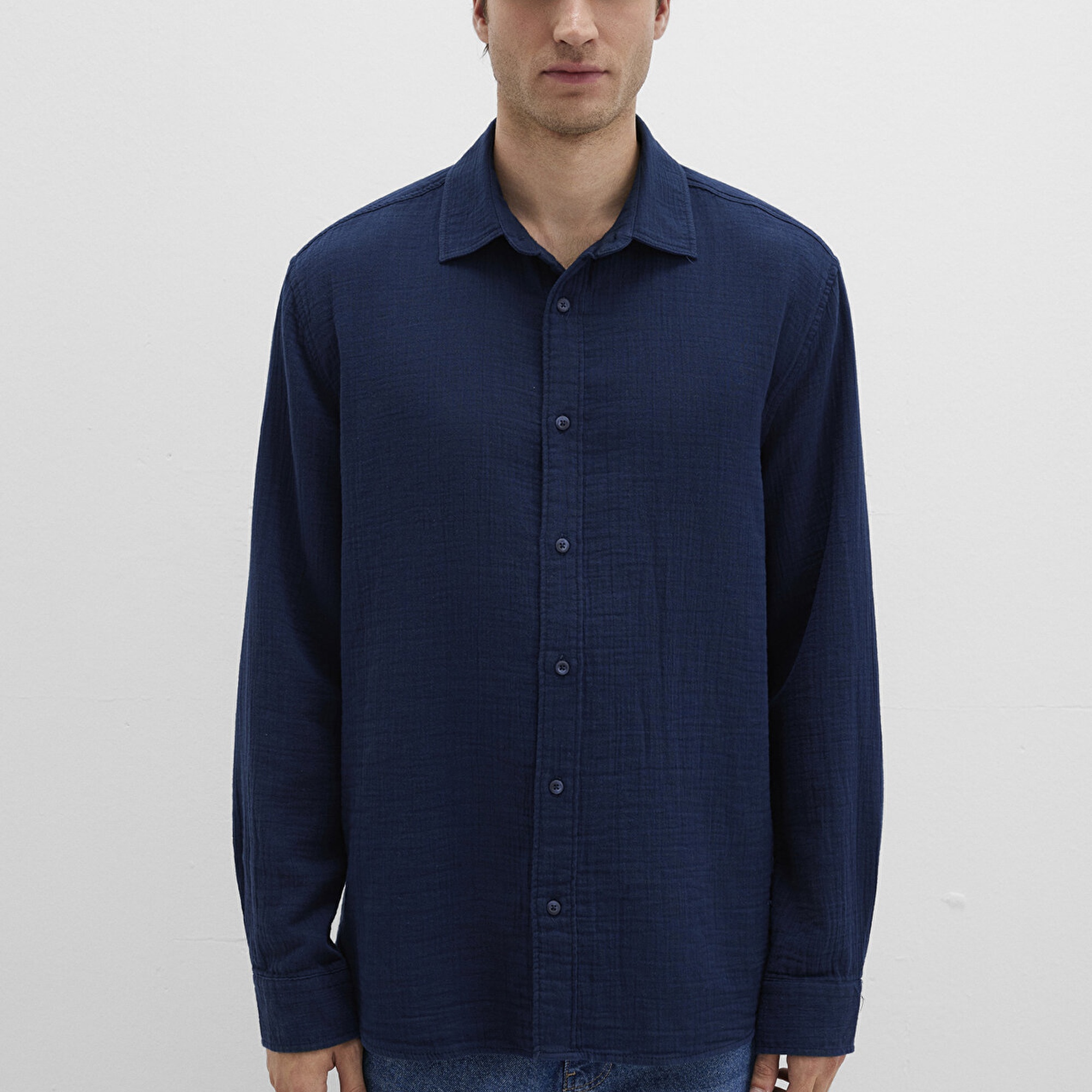 Mavi Lacivert Gömlek Regular Fit / Normal Kesim 0211518-80872