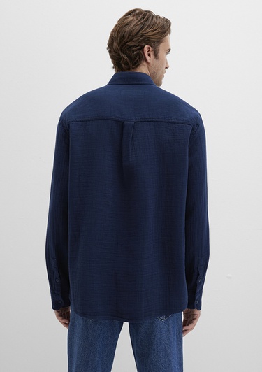  Mavi Lacivert Gömlek Regular Fit / Normal Kesim 0211518-80872