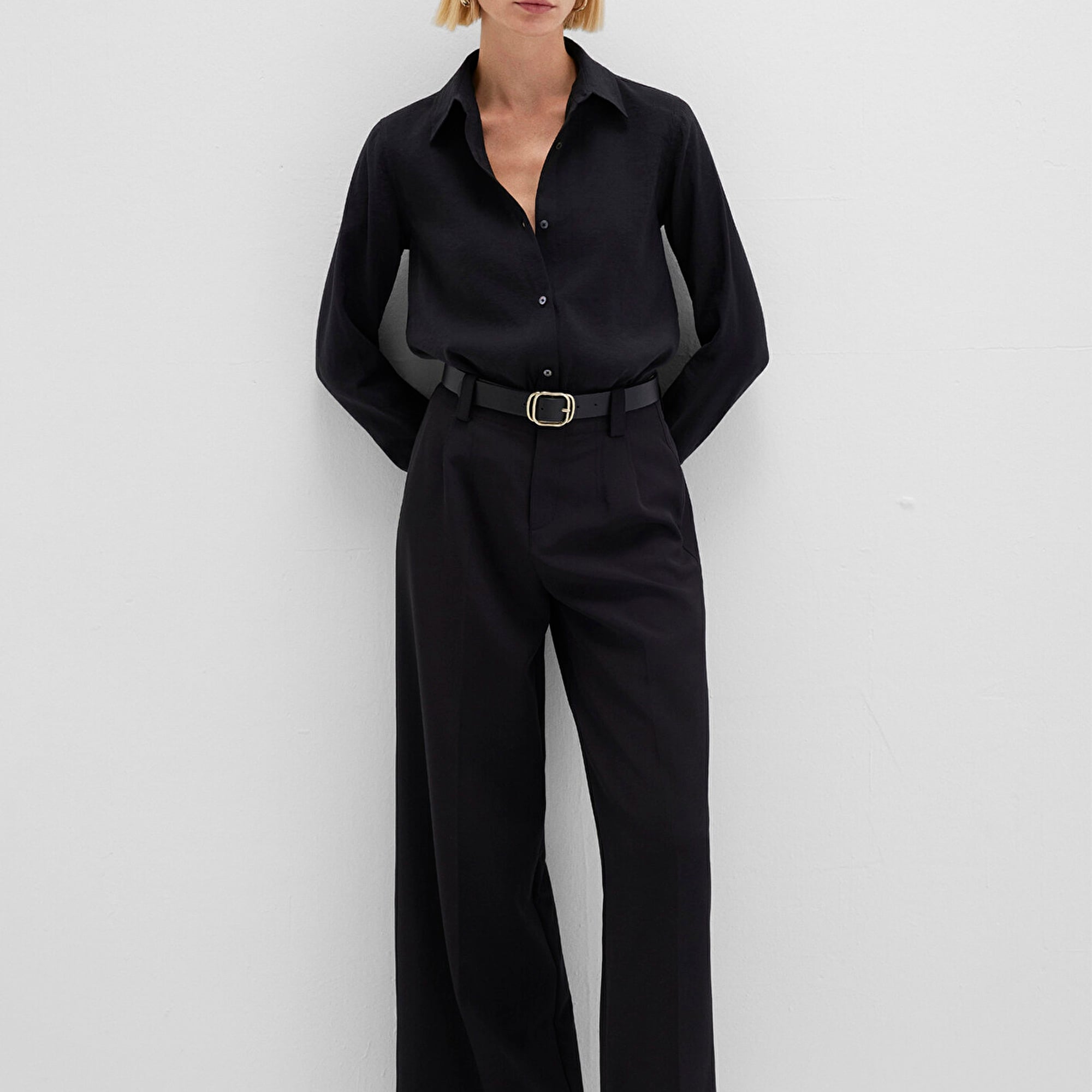 Mavi Siyah Gömlek Regular Fit / Normal Kesim 1211374-900