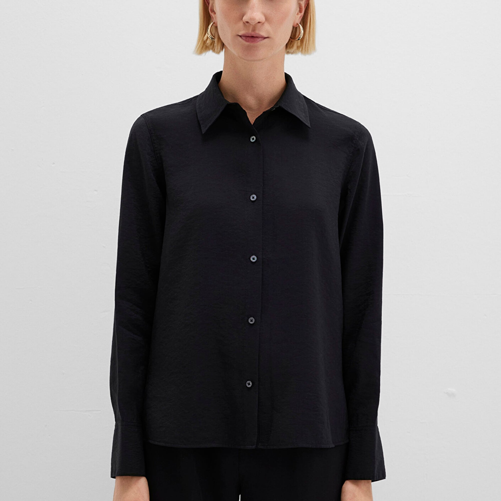 Mavi Siyah Gömlek Regular Fit / Normal Kesim 1211374-900