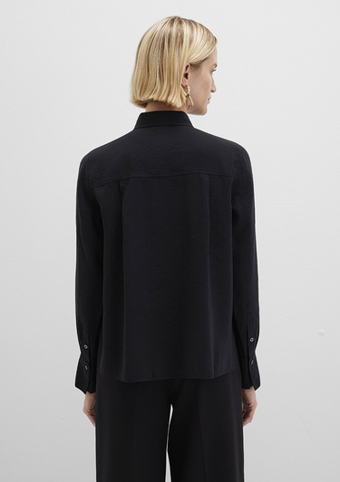  Mavi Siyah Gömlek Regular Fit / Normal Kesim 1211374-900