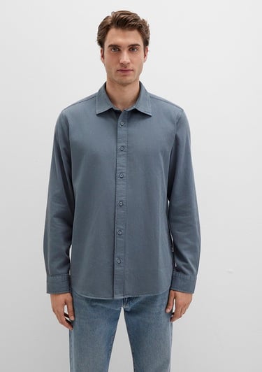  Mavi Gri Gömlek Regular Fit / Normal Kesim 0211641-80889