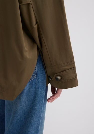  Mavi Yeşil Trençkot 1110573-71543