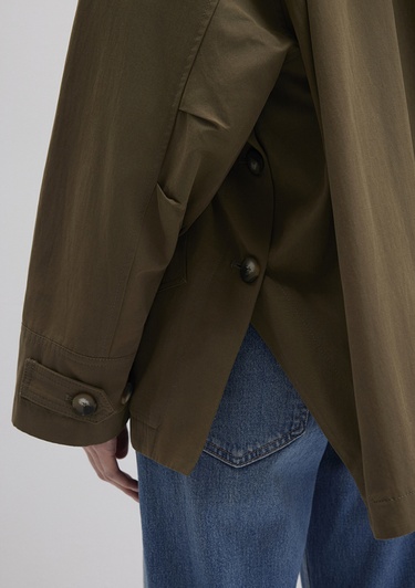  Mavi Yeşil Trençkot 1110573-71543