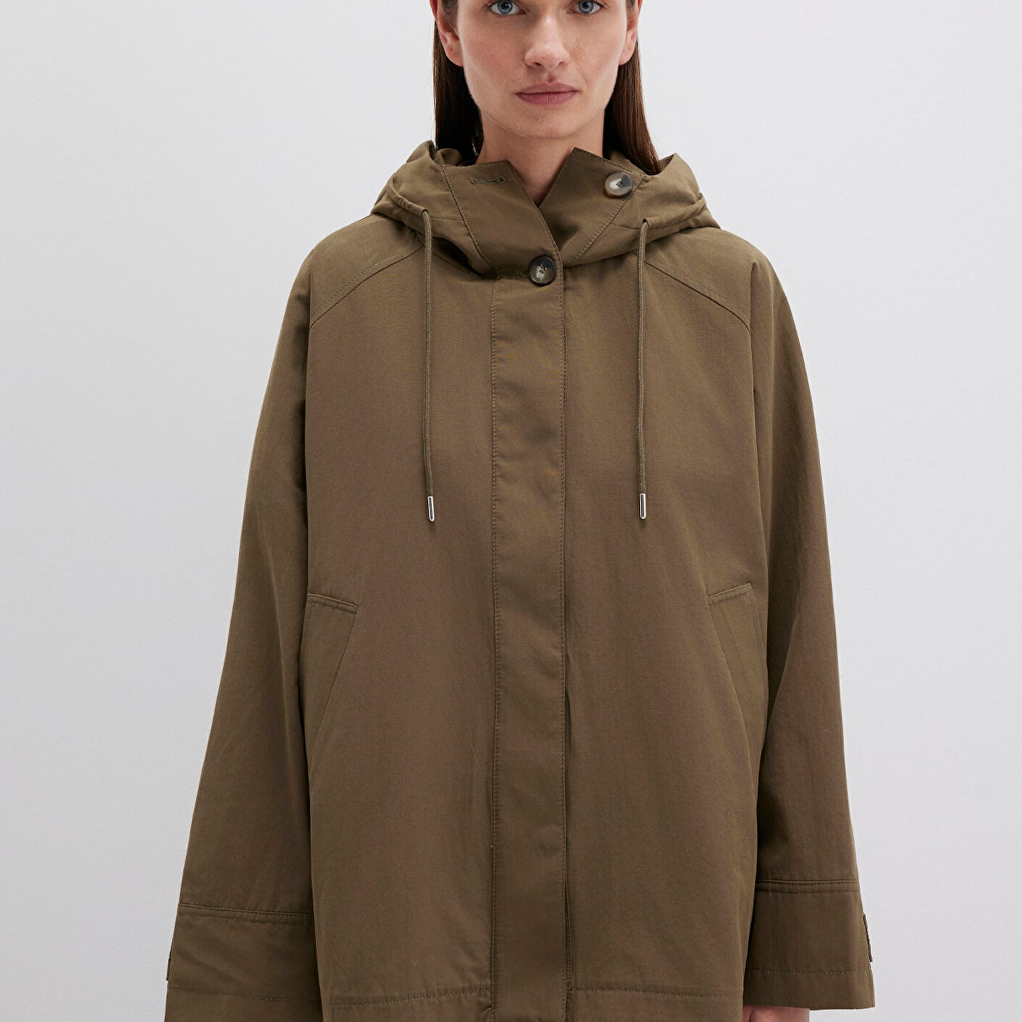 Mavi Yeşil Trençkot 1110573-71543