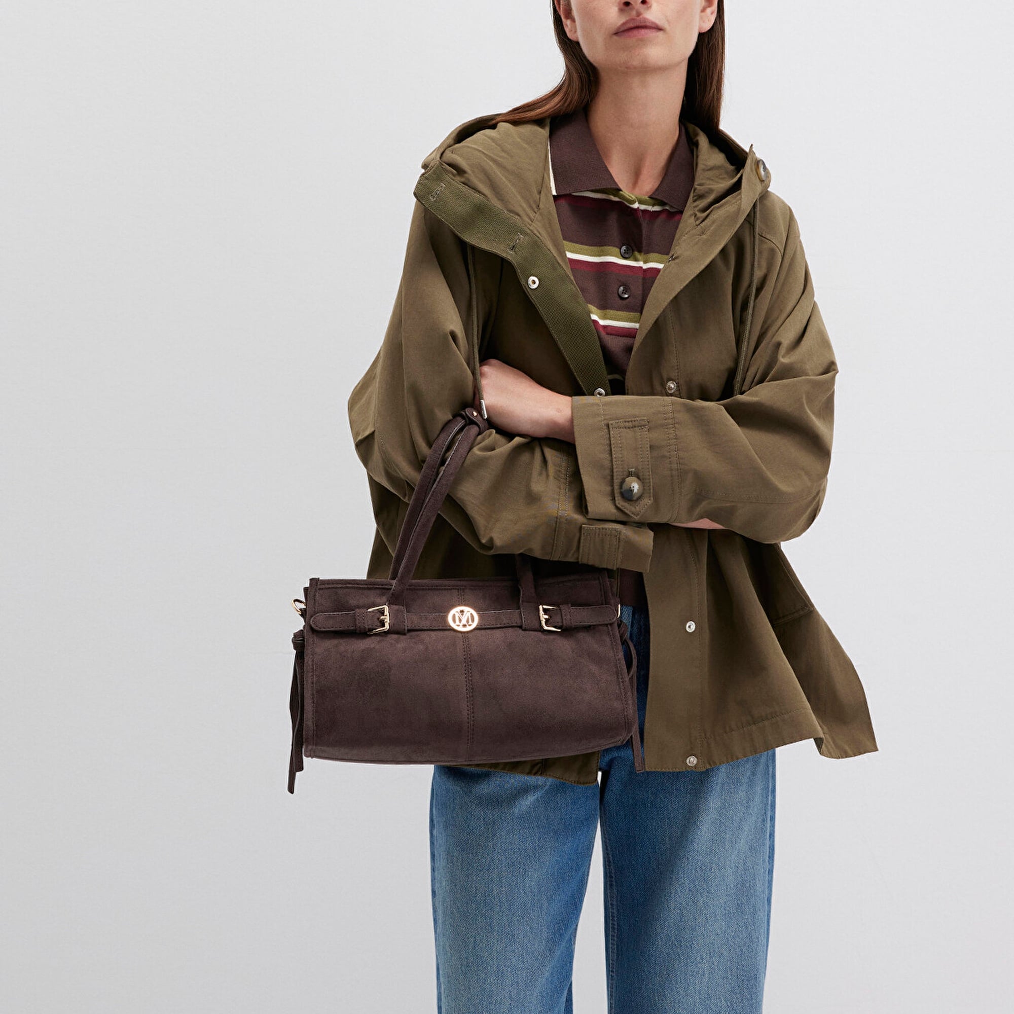 Mavi Yeşil Trençkot 1110573-71543