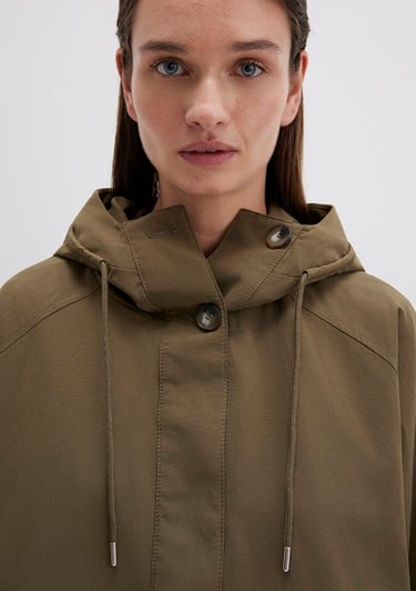  Mavi Yeşil Trençkot 1110573-71543