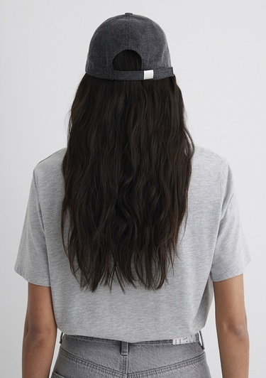  Mavi Kedi İşlemeli Antrasit Şapka 1913287-22864