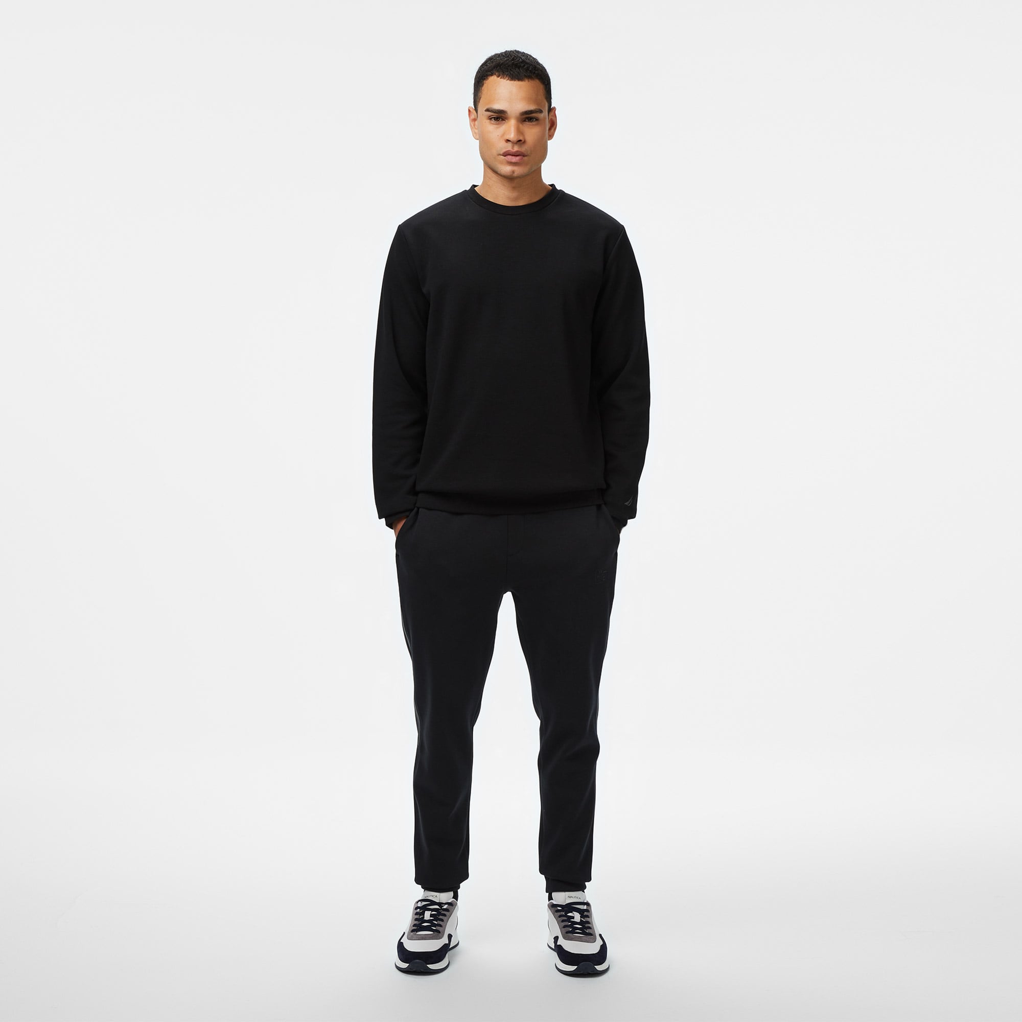  Nautica Erkek Siyah Classic Fit Eşofman Altı