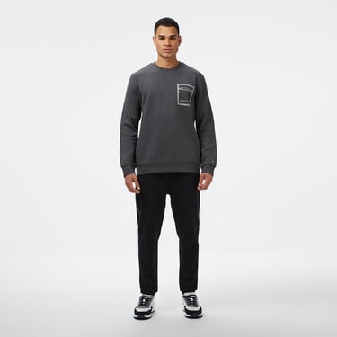  Nautica Classic Fit Erkek Gri Sweatshirt