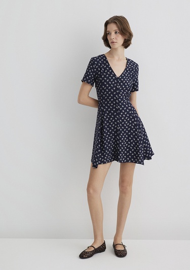  Mavi Lacivert Elbise 1310760-91069