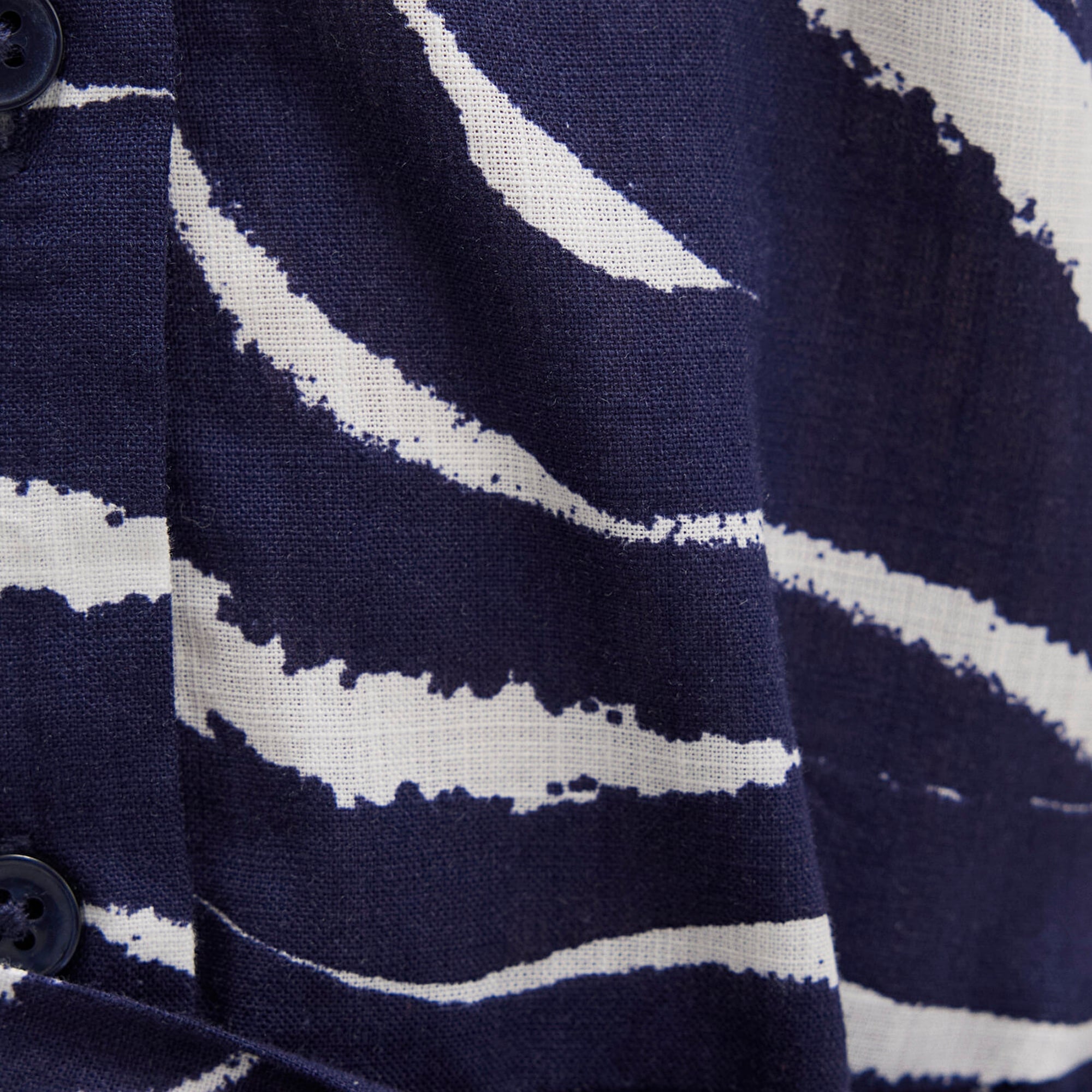 Mavi Baskılı Lacivert Uzun Elbise 1310766-91090