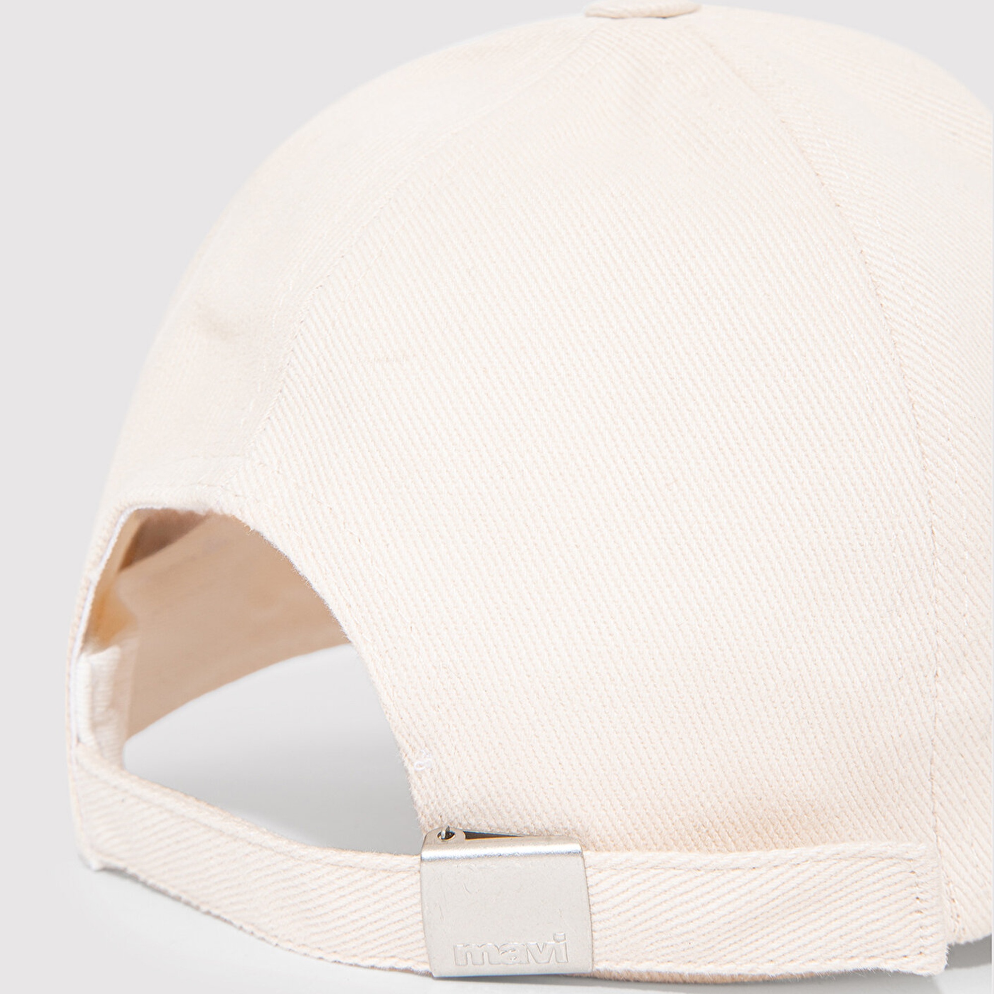 Mavi M Logo Nakışlı Ekru Şapka 1912255-30757