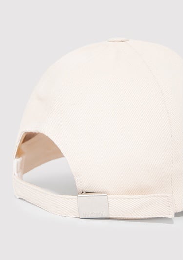  Mavi M Logo Nakışlı Ekru Şapka 1912255-30757