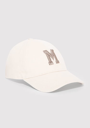  Mavi M Logo Nakışlı Ekru Şapka 1912255-30757