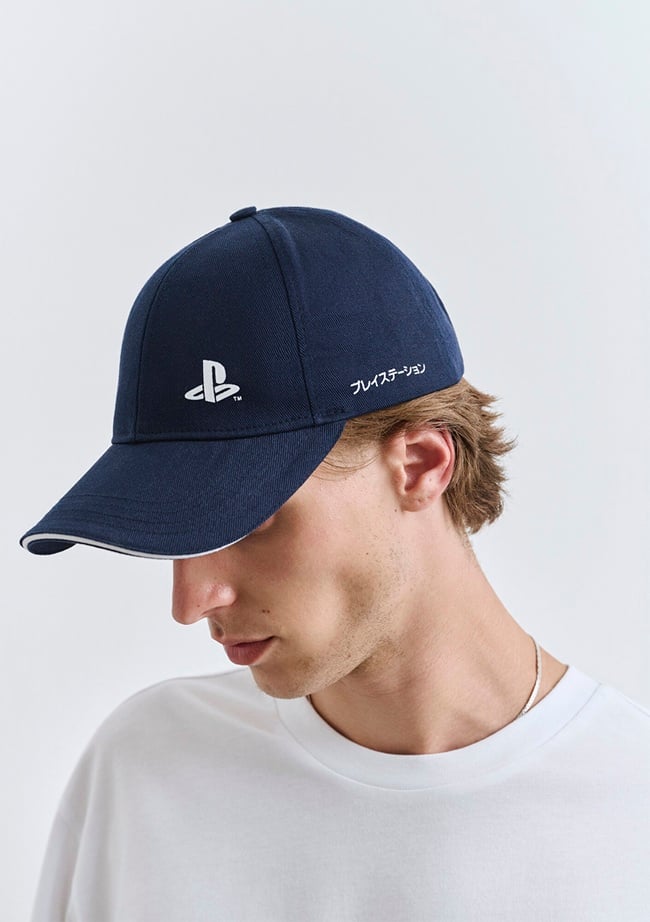  Mavi Playstation Baskılı Lacivert Şapka 0911932-25723