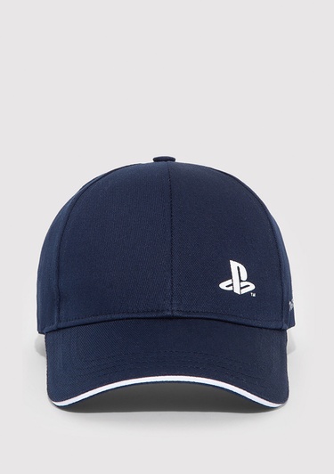  Mavi Playstation Baskılı Lacivert Şapka 0911932-25723