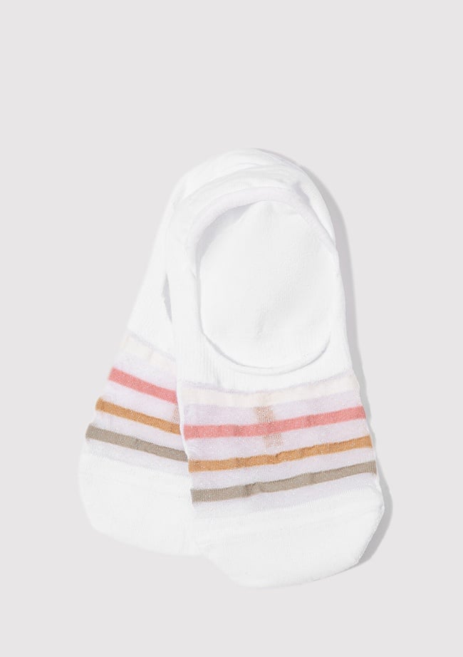  Mavi Beyaz Babet Çorabı 1913153-20454