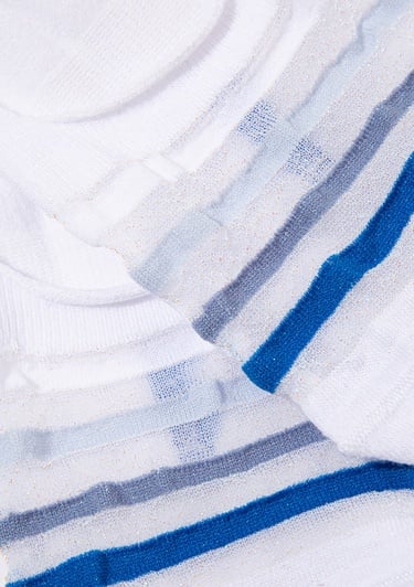  Mavi Beyaz Babet Çorabı 1913153-20843