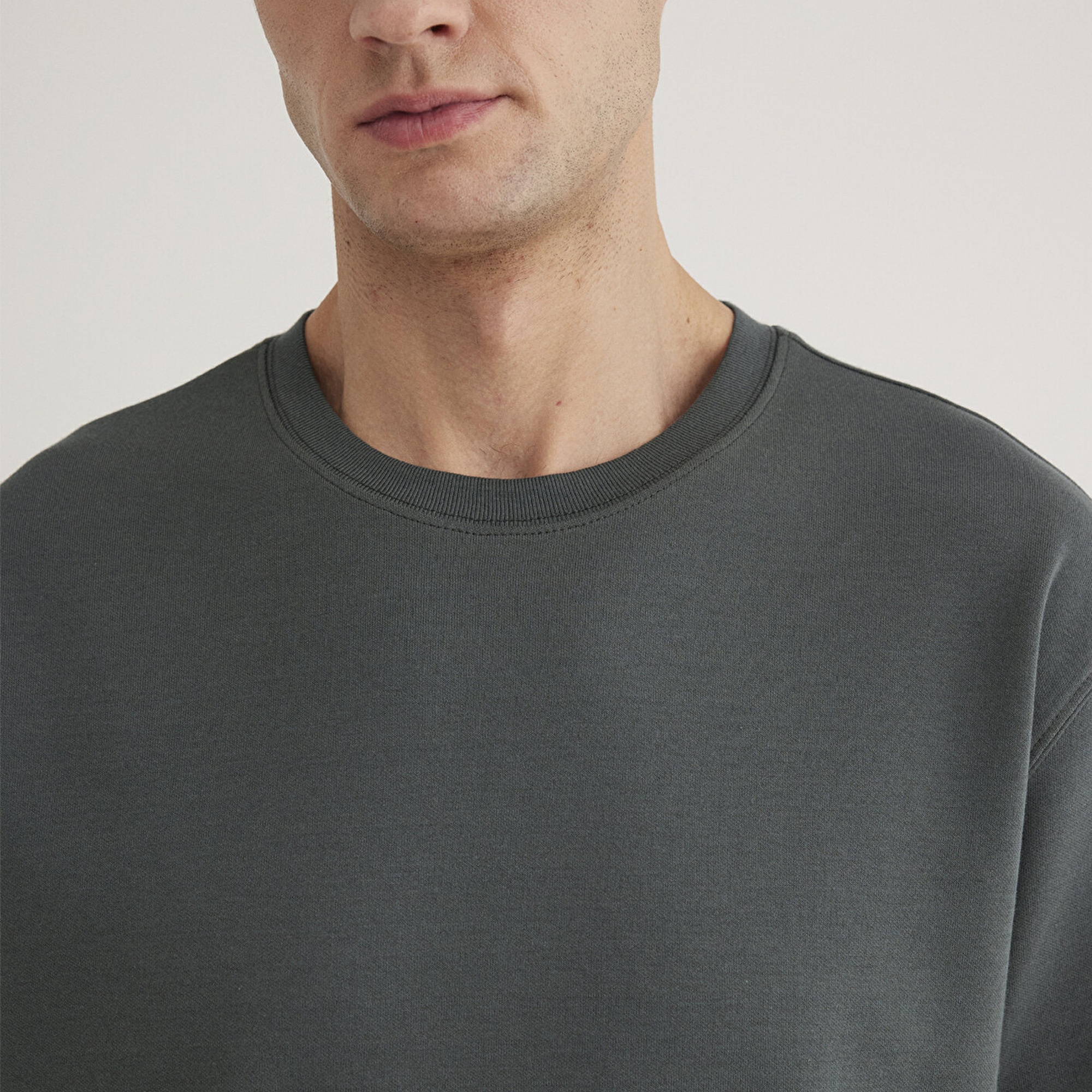 Mavi Yeşil Tişört Loose Fit / Bol Rahat Kesim 0612731-71598