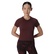 Sweaty Betty Athlete Crop Seamless Workout Kadın Bordo Fitness Tişört
